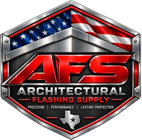 AFS Architectural Flashing Supply badge: Precision, Performance, Lasting Protection